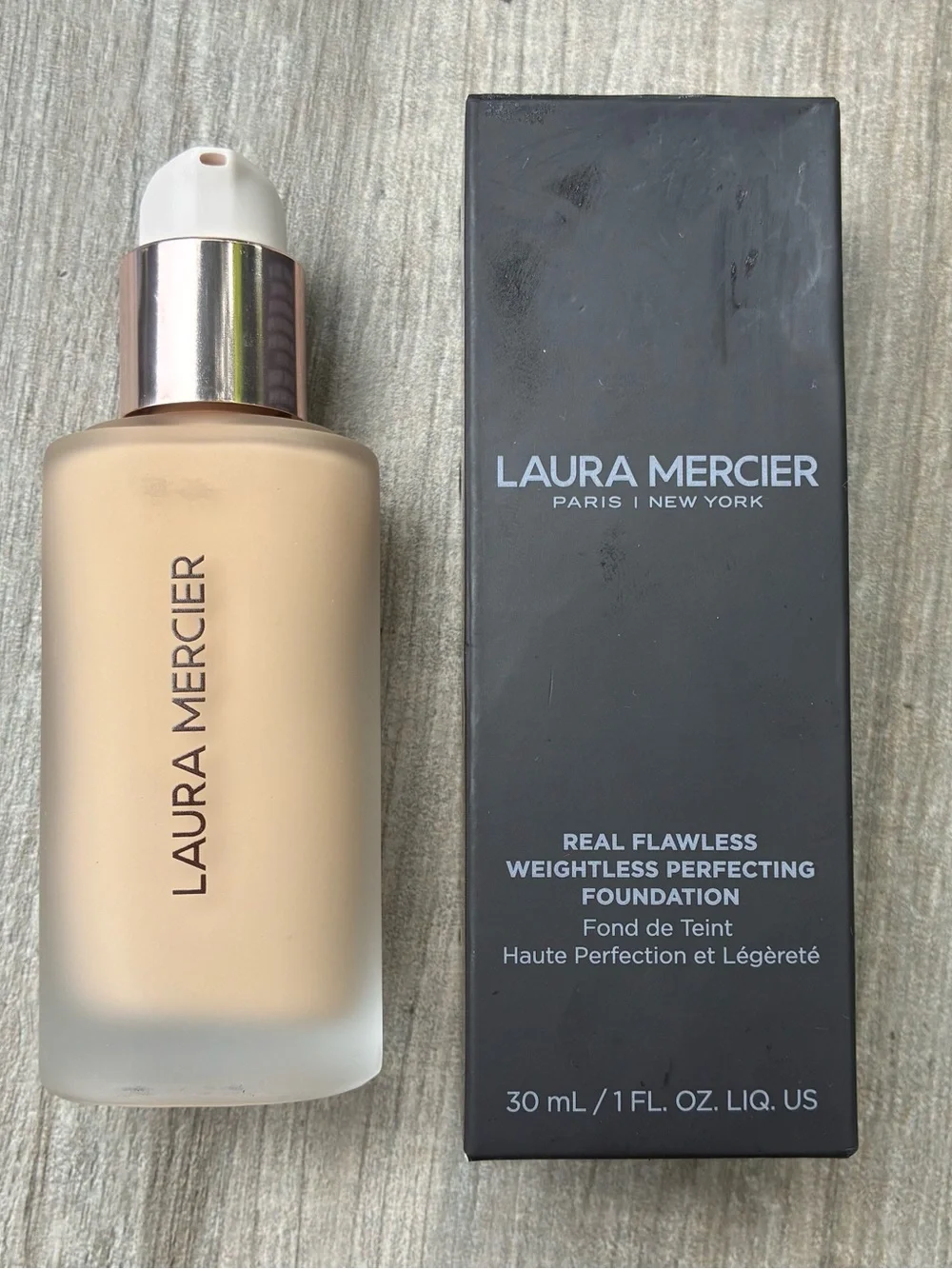 Laura Mercier Real Flawless Foundation 2N1 Cashew 1 oz New